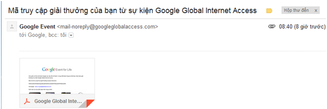 Google Global Internet Access và chiêu trò lừa đảo