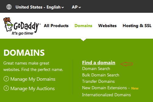 Hướng dẫn mua tên miền trên Godaddy