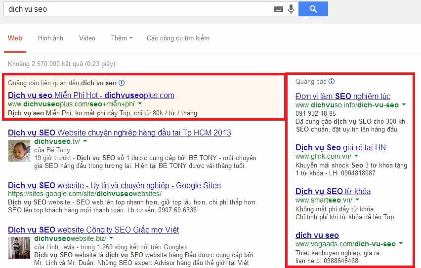 Quảng cáo Banner của Google - ý kiến chuyên gia